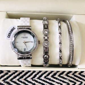 Anne Klein Watch and bracelet set
